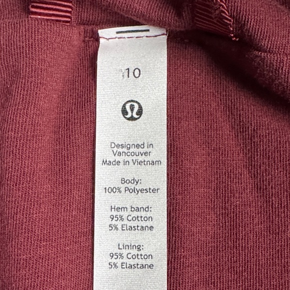Lululemon Warm Restore Oh So Sherpa Pullover 1/2 Zip Up Burgundy Women’s 10 - Picture 10 of 14